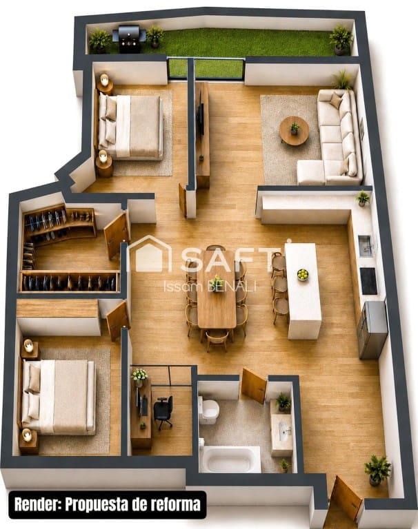 3 sypialnia Apartament na sprzedaż w Miasto Barcelona - 230 000 € (Ref: 9973036)