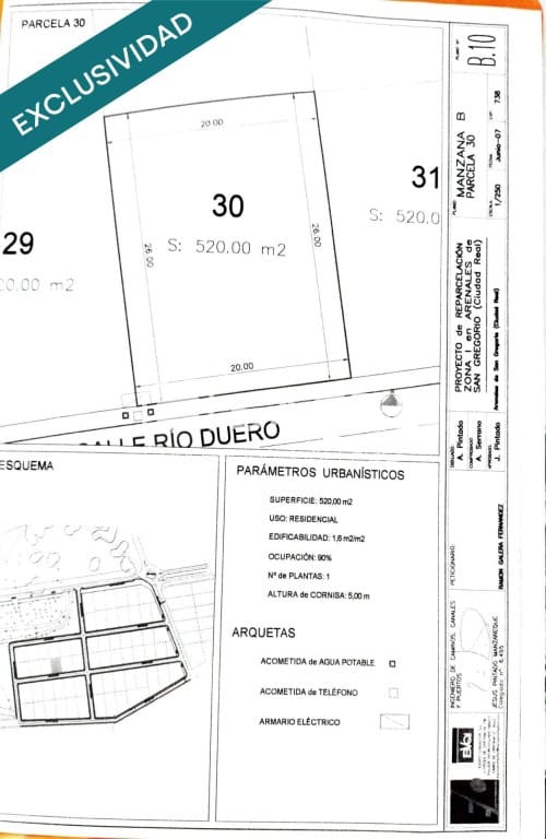 Building Plot for sale in Arenales de San Gregorio - € 21,000 (Ref: 9977008)