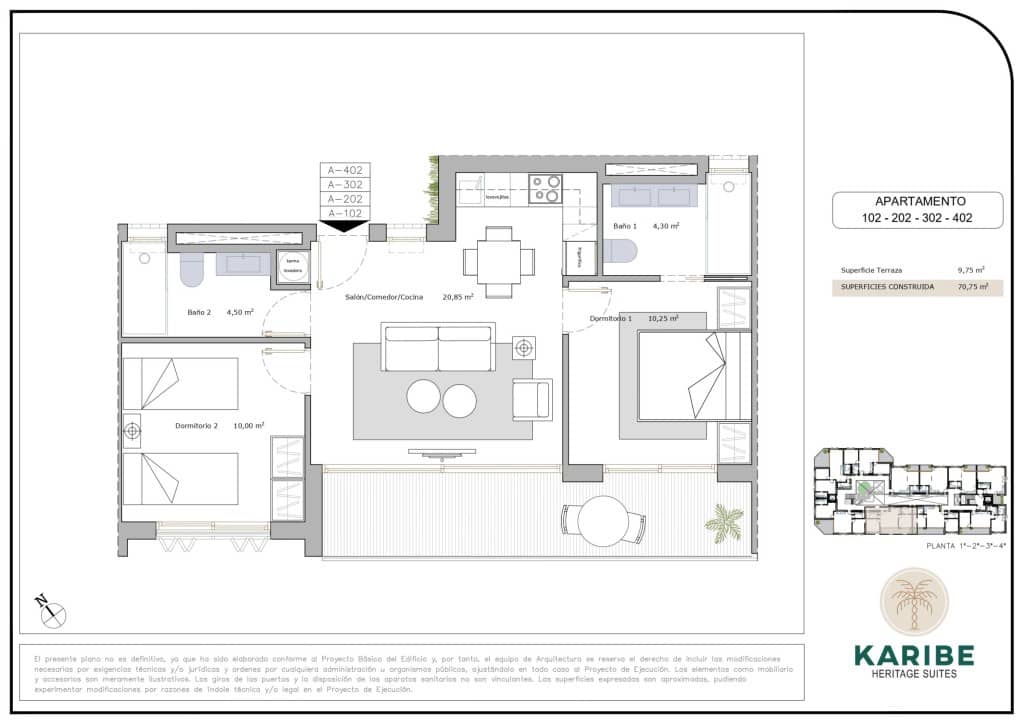Apartamento de 1 habitación en Los Cuarteros en venta - 151.900 € (Ref: 9990407)