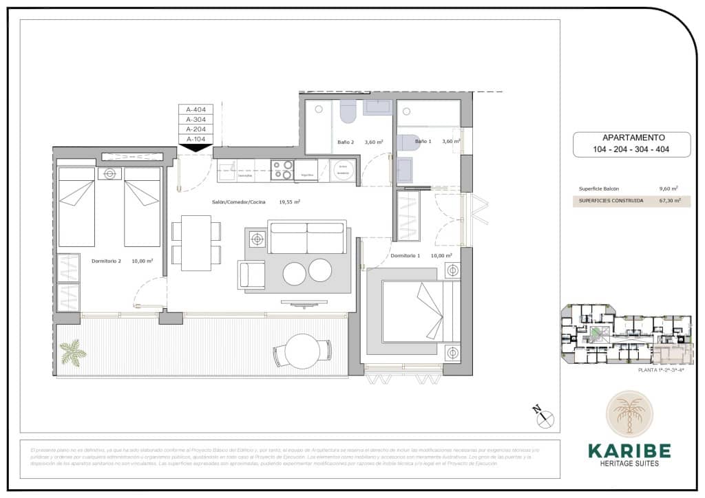 1 makuuhuone Huoneisto myytävänä paikassa Los Cuarteros - 151 900 € (Ref: 9990407)