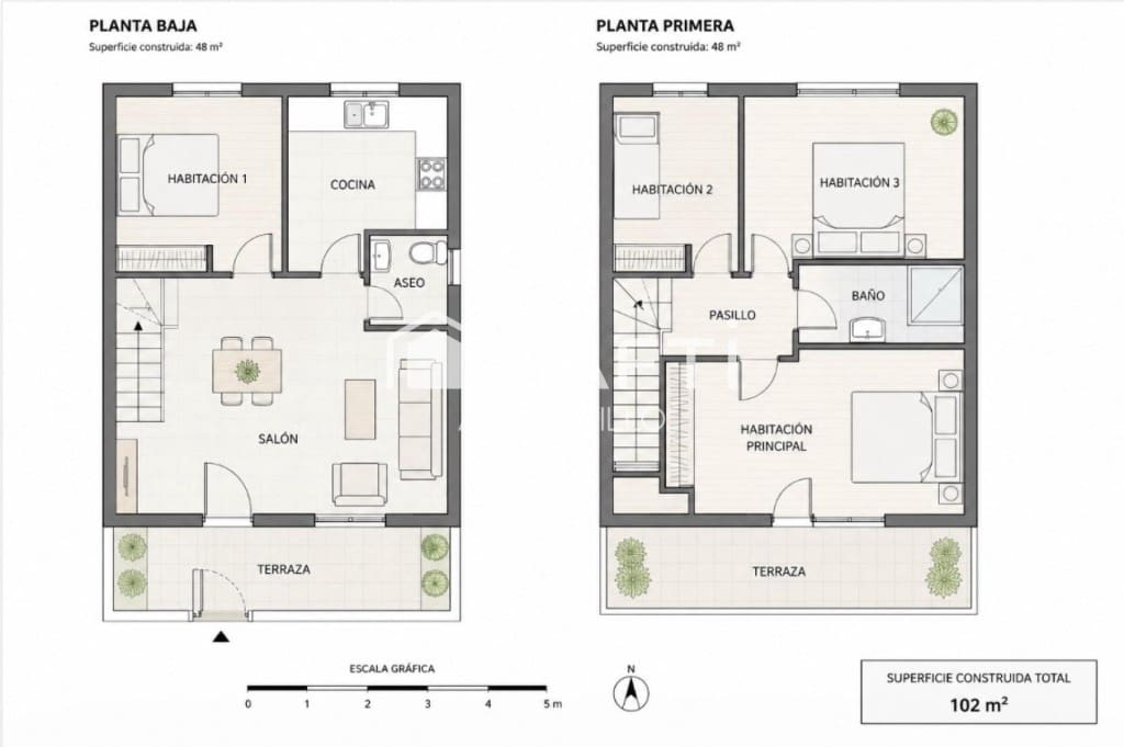 3 quarto Moradia em Banda para venda em Cunit - 299 000 € (Ref: 9993947)