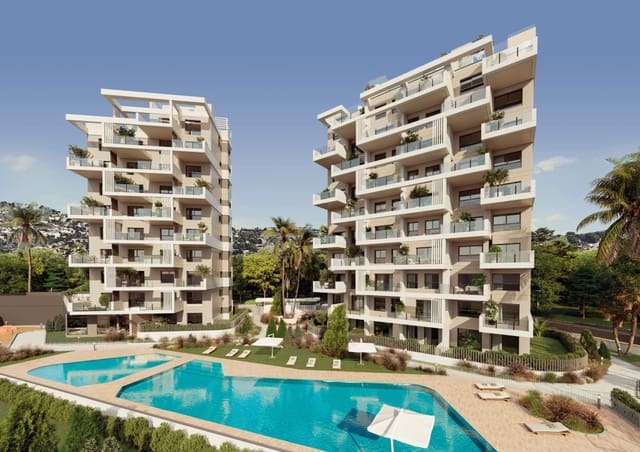 Apartamento de 2 habitaciones en Levante - Playa Fossa, Calpe / Calp en venta con piscina - 400.000 € (Ref: 9996810)
