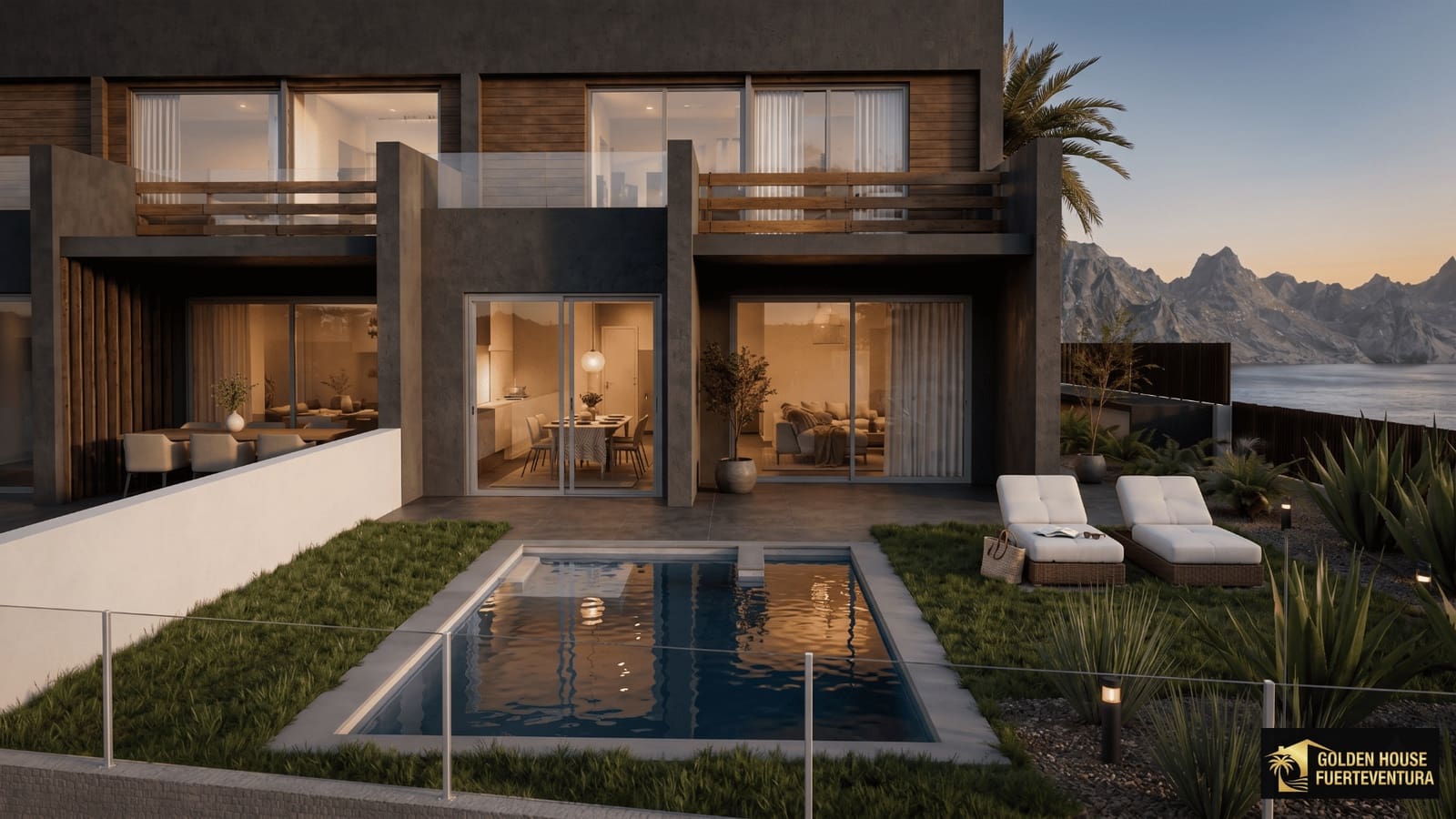 Chalet de 3 habitaciones en Caleta de Fuste en venta con piscina garaje - 329.000 € (Ref: 10012812)