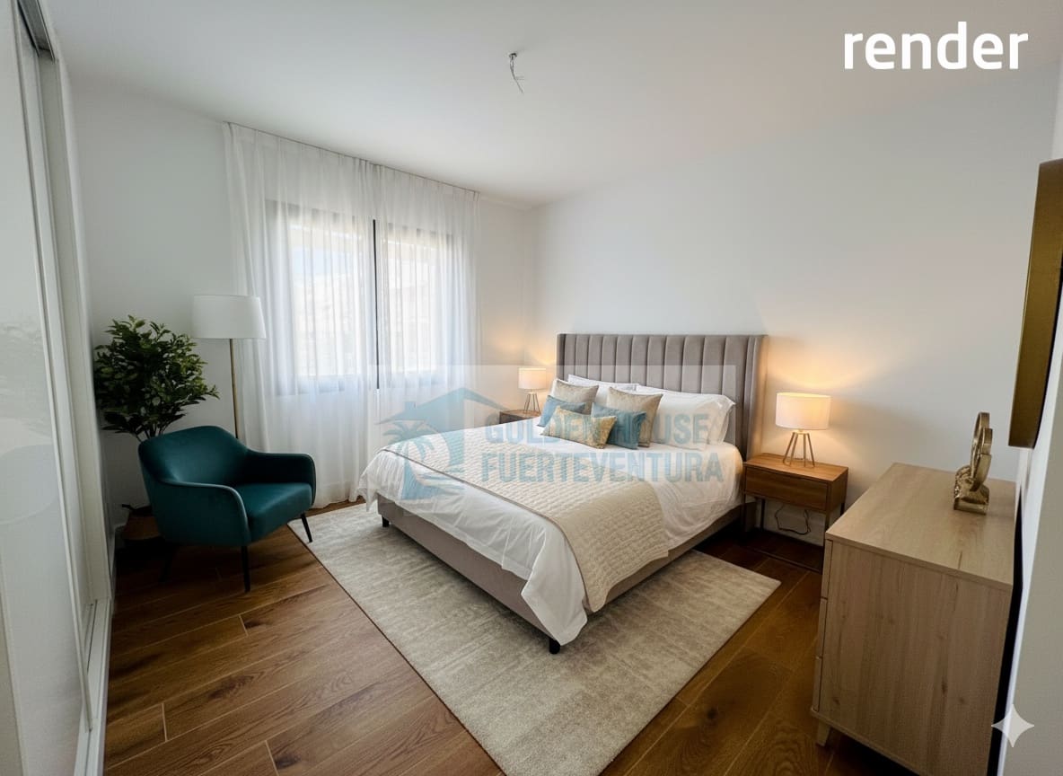 Piso de 2 habitaciones en Corralejo en venta con piscina garaje - 245.000 € (Ref: 9468146)