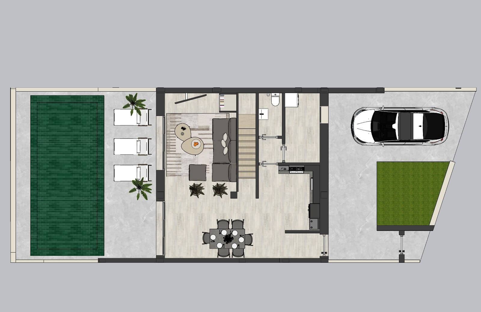 2 slaapkamer Villa te koop in Villaverde met zwembad - € 454.000 (Ref: 9535534)