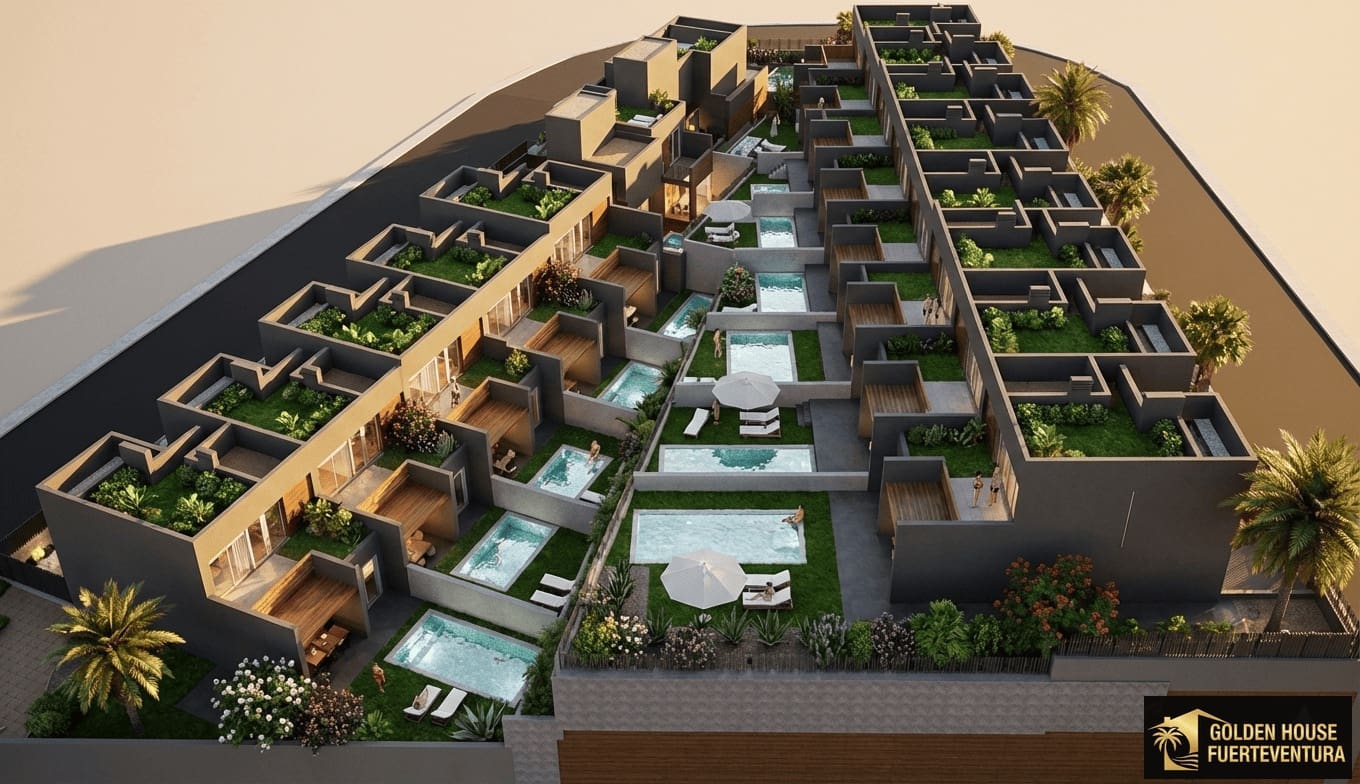 Pareado de 3 habitaciones en Caleta de Fuste en venta con piscina garaje - 329.000 € (Ref: 9780128)