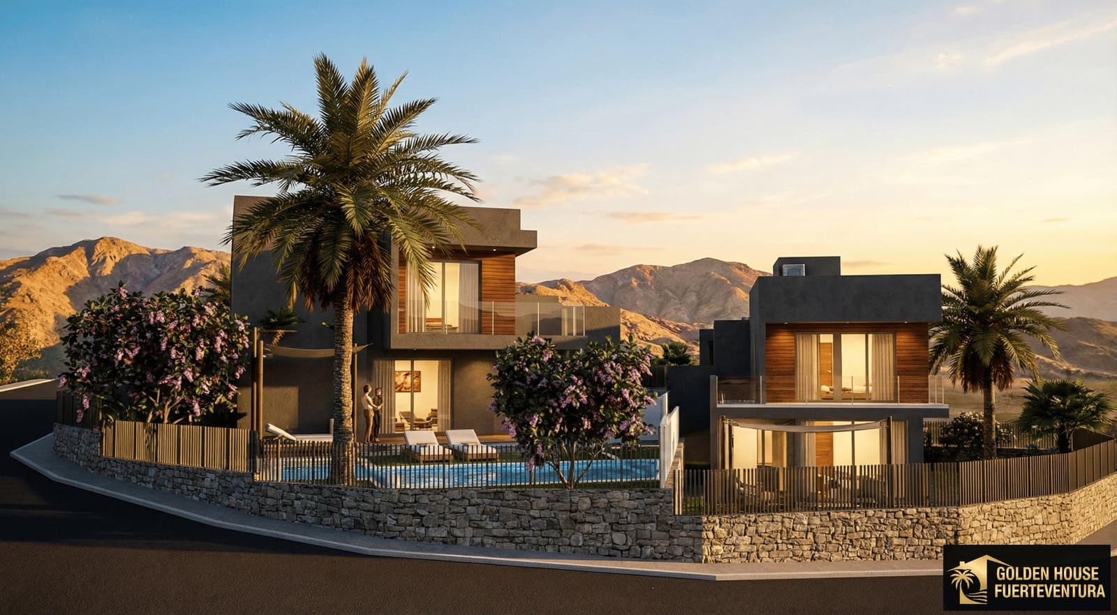 Pareado de 3 habitaciones en Caleta de Fuste en venta con piscina garaje - 329.000 € (Ref: 9780128)