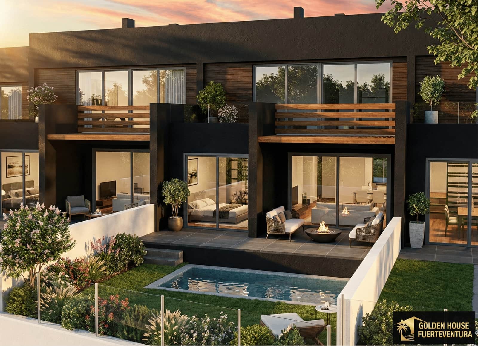 Pareado de 3 habitaciones en Caleta de Fuste en venta con piscina garaje - 329.000 € (Ref: 9780128)