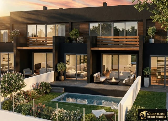 Pareado de 3 habitaciones en Caleta de Fuste, Antigua en venta con piscina garaje - 329.000 € (Ref: 9780128)