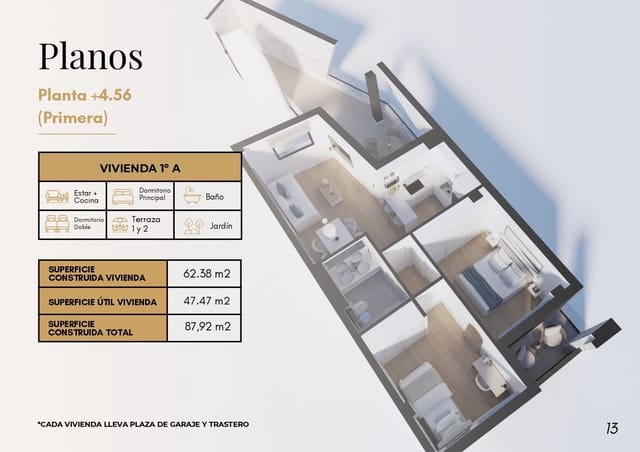 2 Zimmer Apartment zu verkaufen in Corralejo, La Oliva mit Pool Garage - 270.000 € (Ref: 9851322)