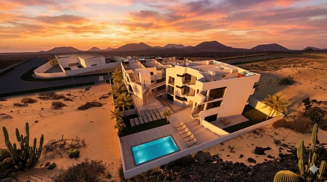 1 soveværelse Lejlighed til salg i Corralejo, La Oliva med swimmingpool garage - € 225.000 (Ref: 9851323)
