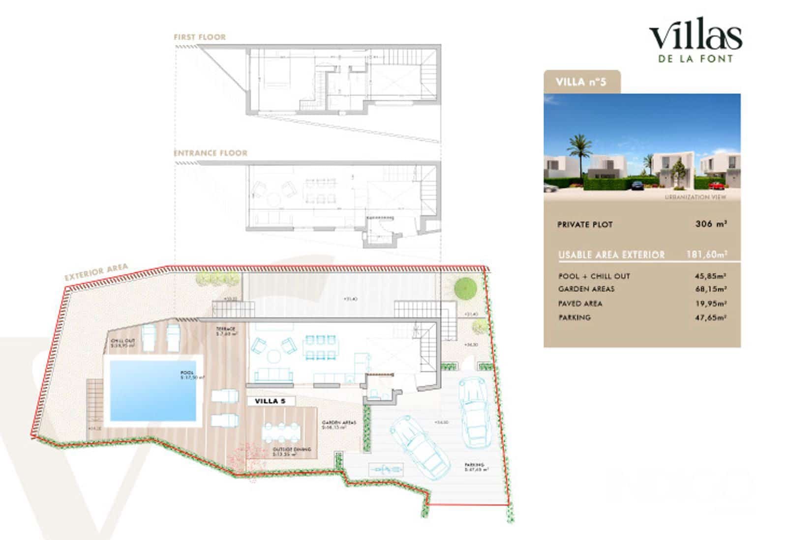 2 camera da letto Villa in vendita in La Font con piscina garage - 575.000 € (Rif: 7040233)