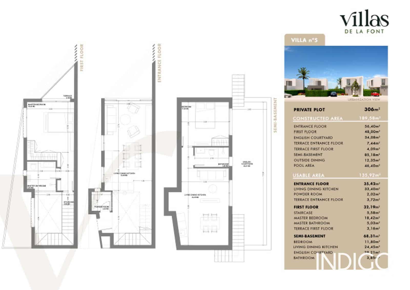 2 camera da letto Villa in vendita in La Font con piscina garage - 575.000 € (Rif: 7040233)