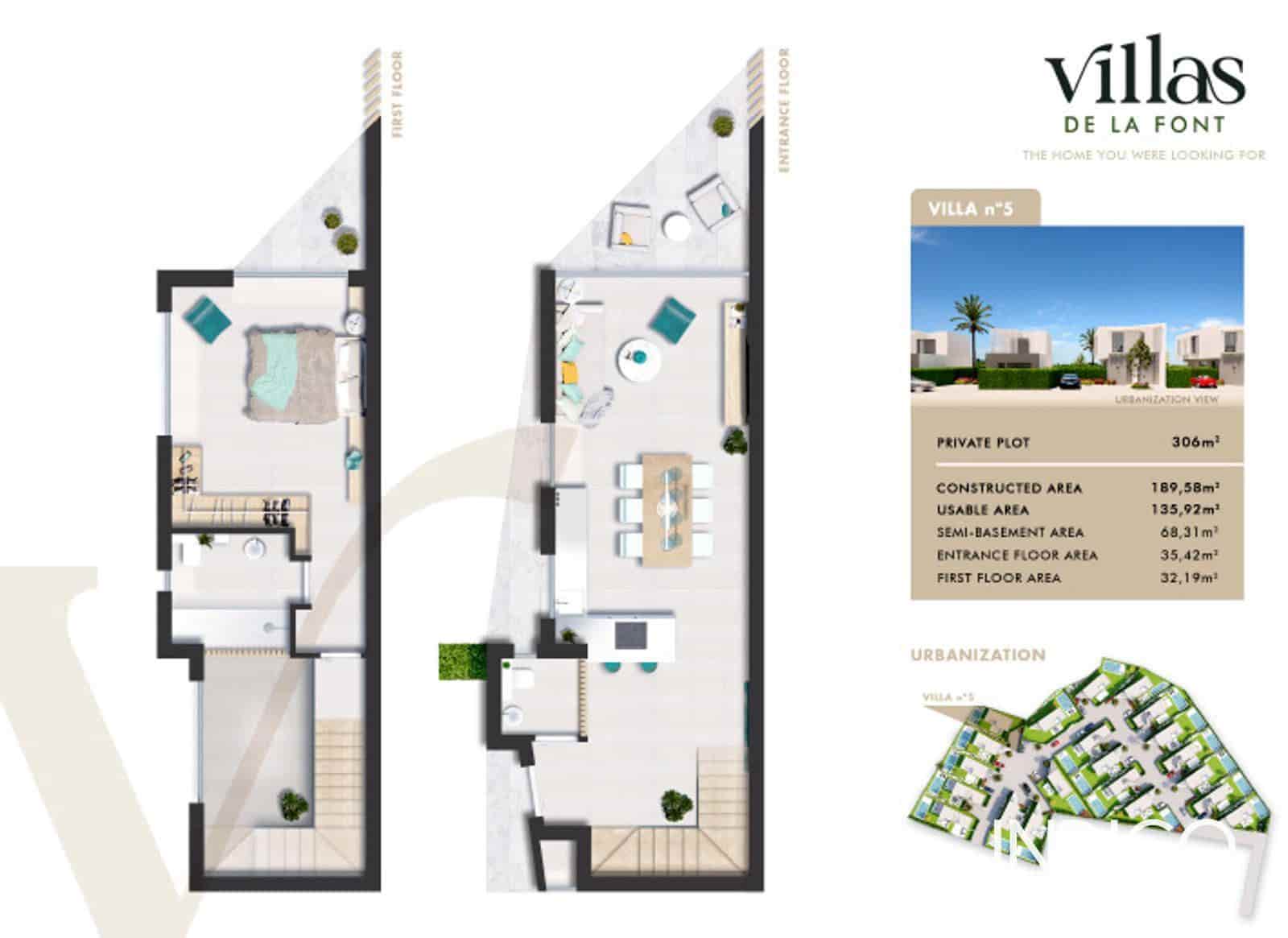 2 camera da letto Villa in vendita in La Font con piscina garage - 575.000 € (Rif: 7040233)