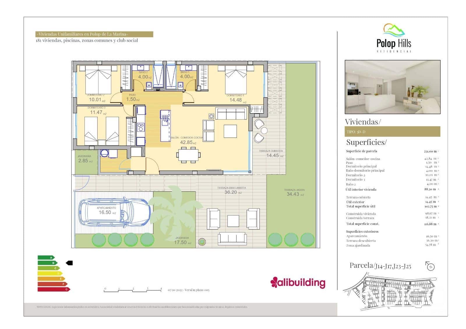 Chalet de 3 habitaciones en Polop en venta con piscina garaje - 480.000 € (Ref: 7071244)