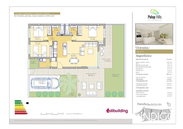 Chalet de 3 habitaciones en Polop en venta con piscina garaje - 480.000 € (Ref: 7071244)