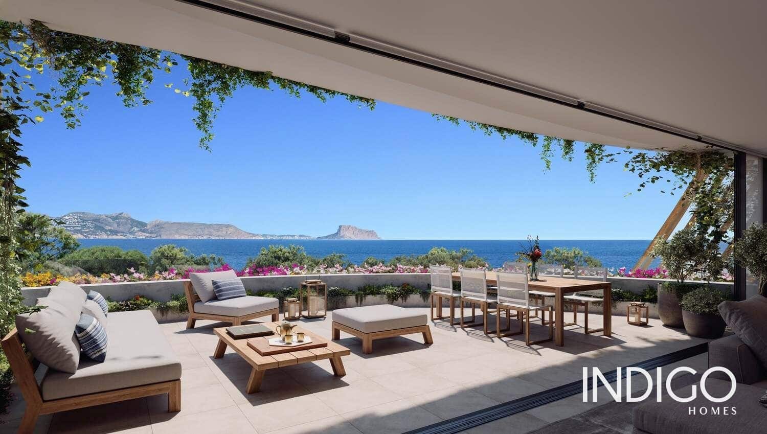 2 sypialnia Mieszkanie na sprzedaż w Albir z basenem garażem - 630 000 € (Ref: 7079164)