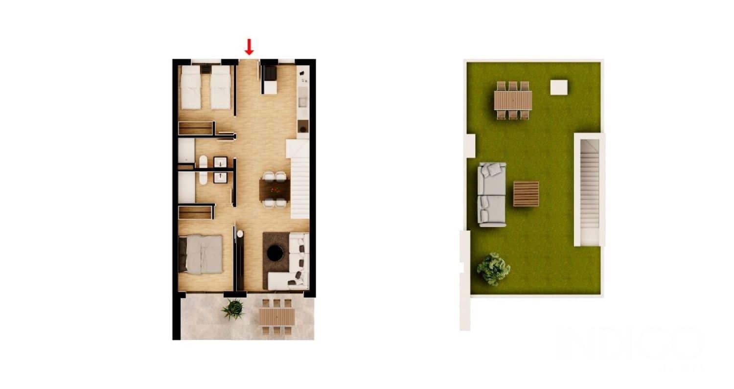 2 soveværelse Lejlighed til salg i Santa Pola med swimmingpool garage - € 315.000 (Ref: 8094475)