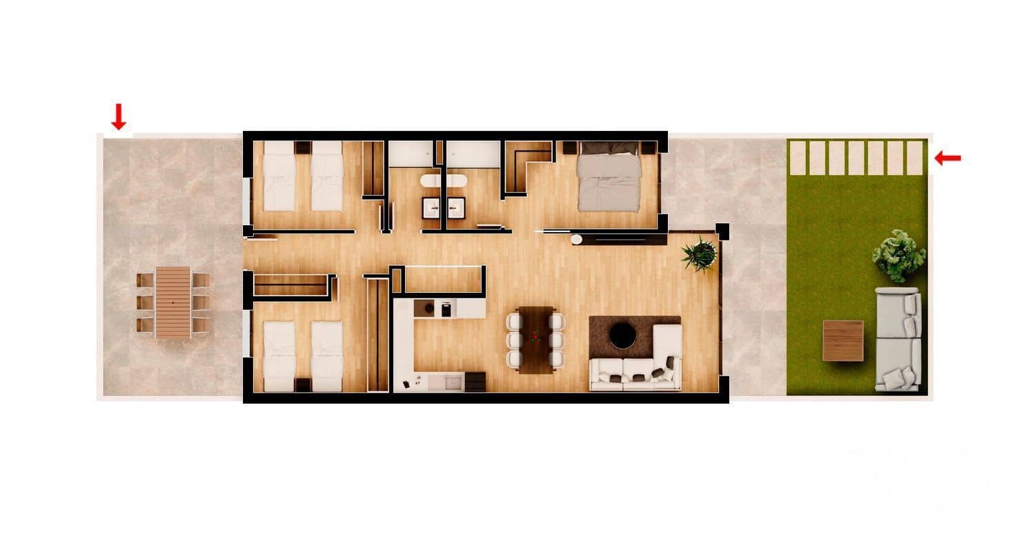 2 soveværelse Lejlighed til salg i Santa Pola med swimmingpool garage - € 315.000 (Ref: 8094475)