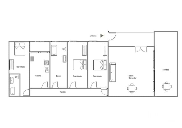 3 makuuhuone Kattohuoneisto myytävänä paikassa Ensanche - Diputacion, Alicante kaupunki mukana 
autotalli - 650 000 € (Ref: 8151685)