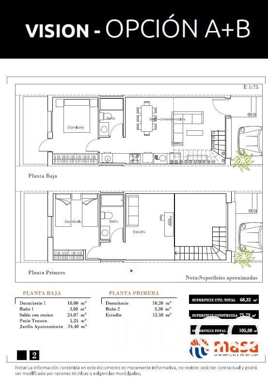 2 soveværelse Byhus til salg i Gran Alacant med swimmingpool garage - € 270.000 (Ref: 8210653)