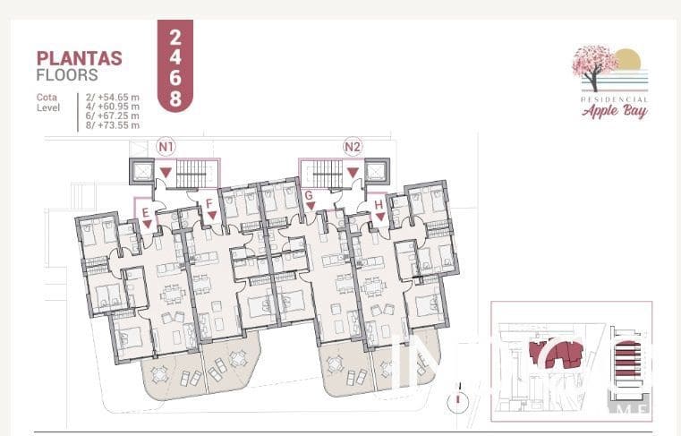 2 sovrum Lägenhet till salu i Calpe / Calp med pool garage - 479 000 € (Ref: 8210654)