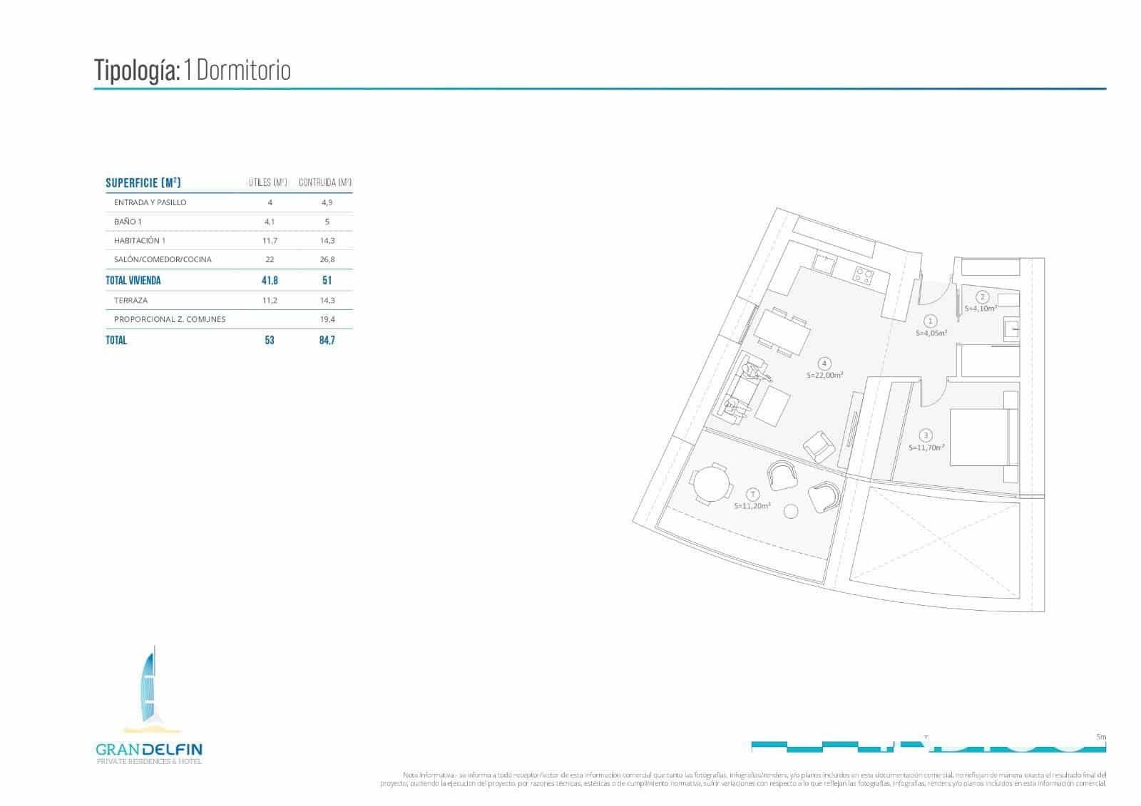 1 camera da letto Appartamento in vendita in Benidorm con piscina garage - 550.000 € (Rif: 8338780)