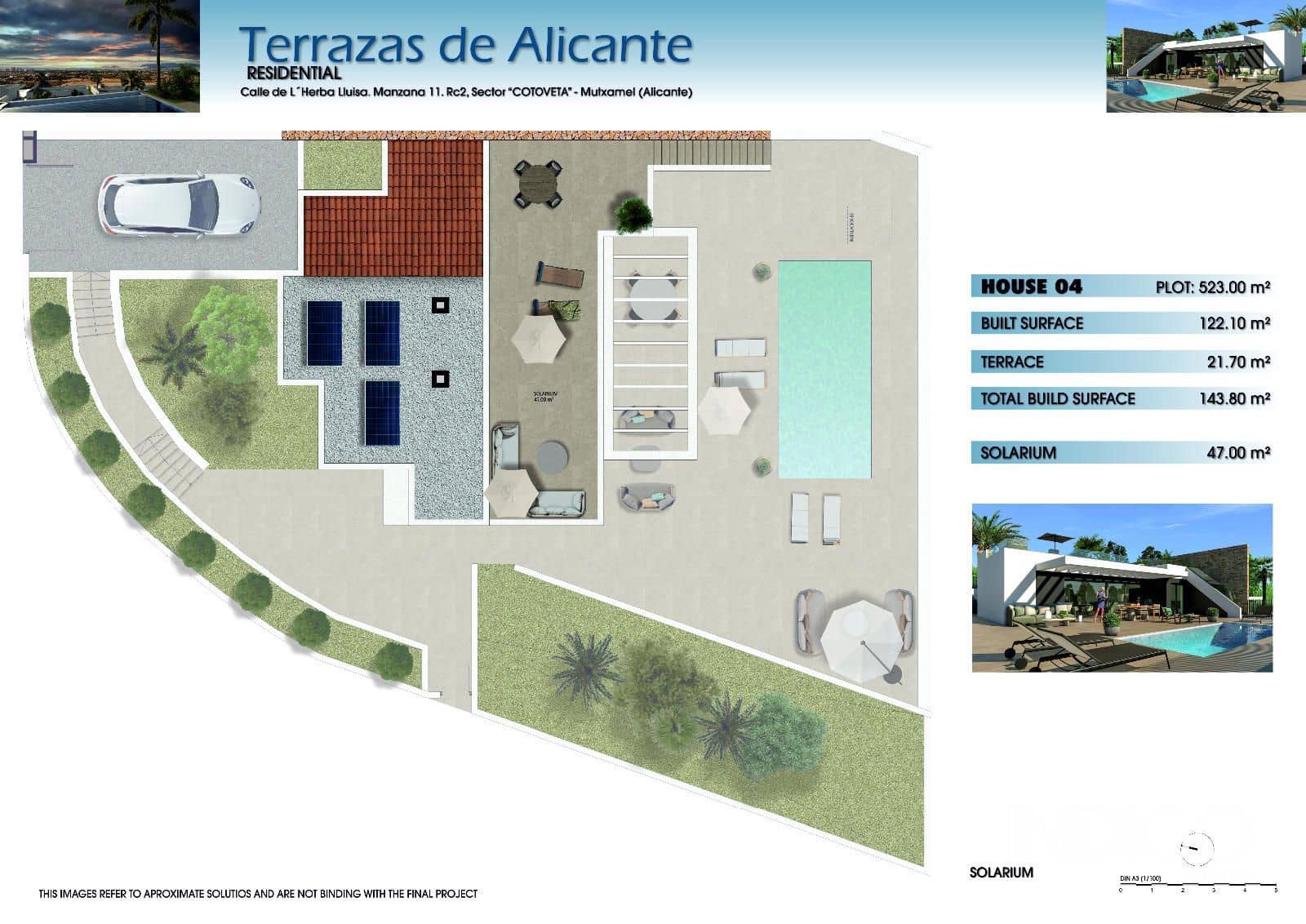 3 soveværelse Byhus til salg i Muchamiel / Mutxamel med swimmingpool garage - € 555.000 (Ref: 8390136)