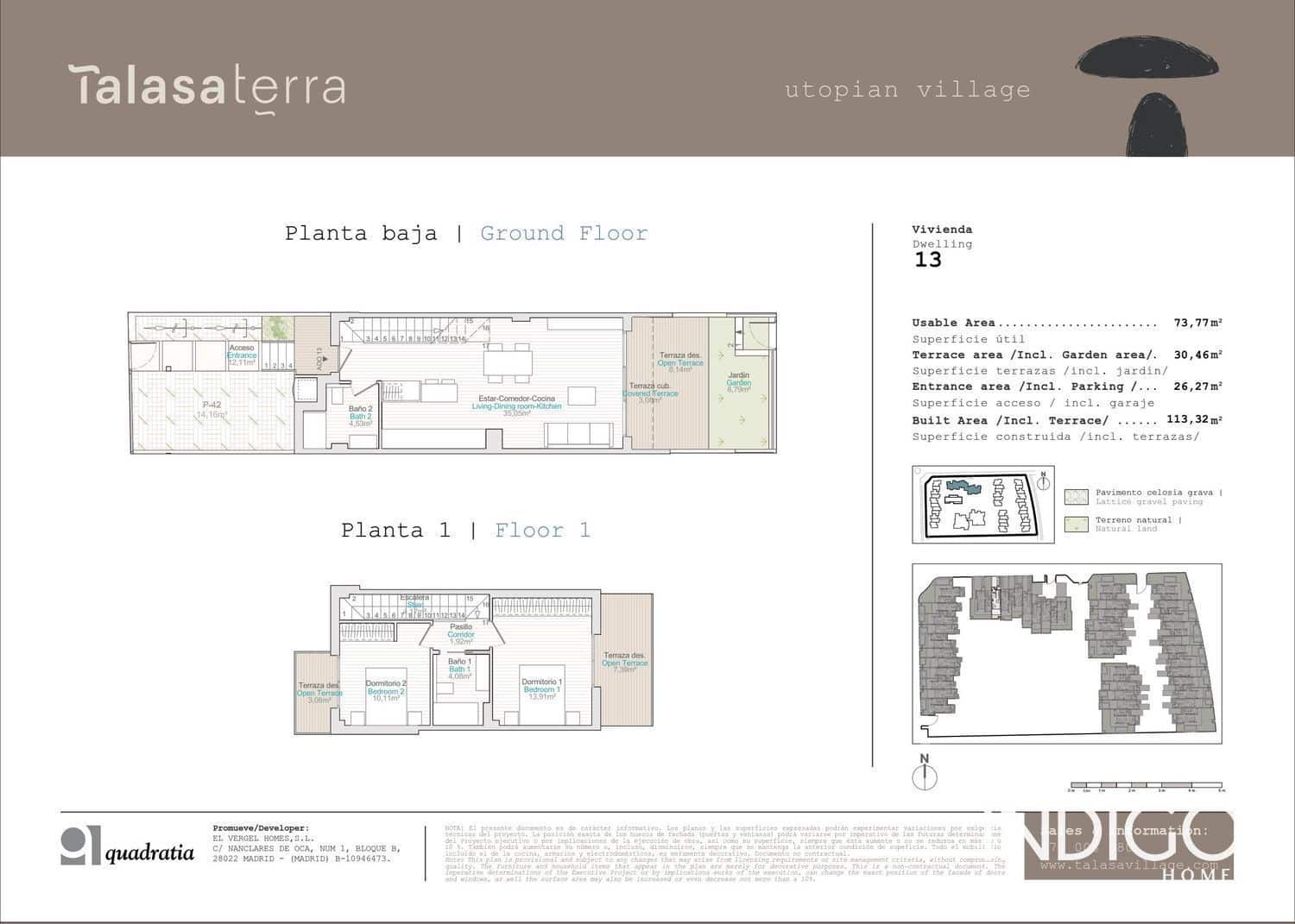 2 makuuhuone Omakotitalo myytävänä paikassa Denia mukana uima-altaan 
autotalli - 317 000 € (Ref: 8828828)