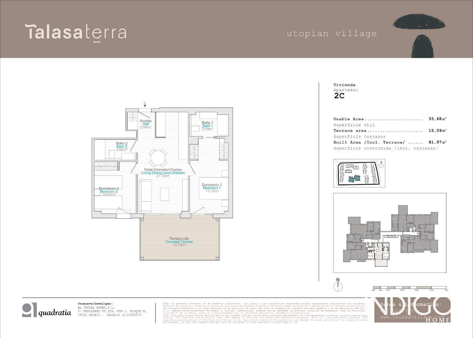 2 quarto Apartamento para venda em Denia com piscina garagem - 307 000 € (Ref: 8837445)