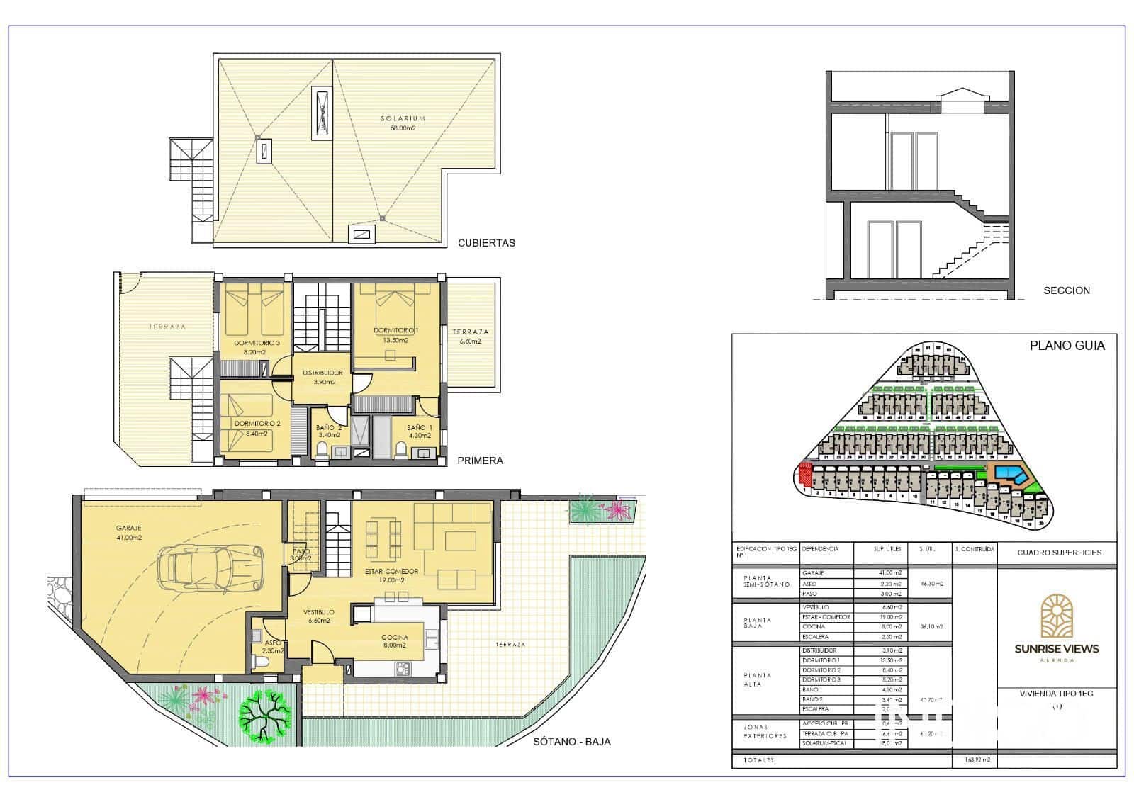 3 soveværelse Lejlighed til salg i Monforte del Cid med swimmingpool garage - € 325.000 (Ref: 8881067)