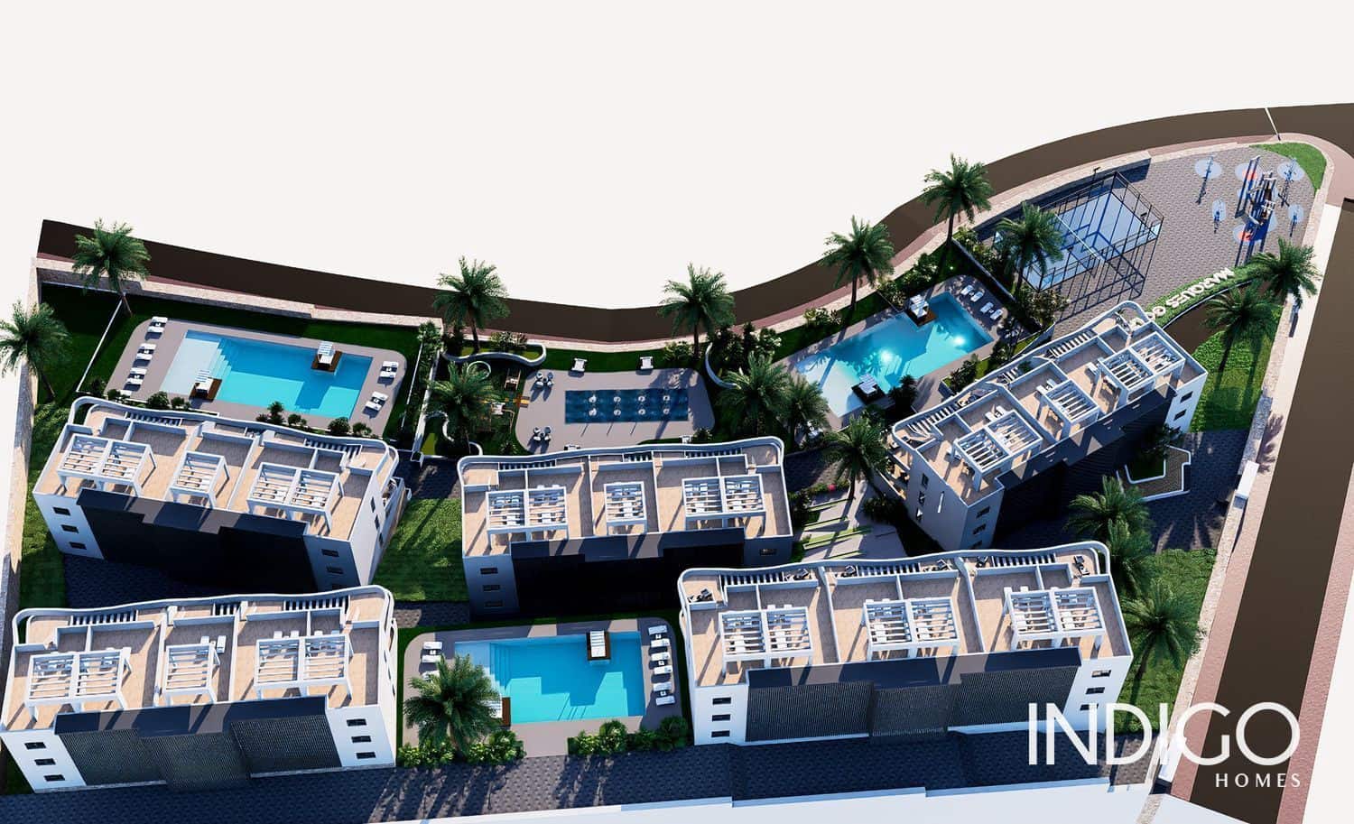 2 soverom Penthouse til salgs i Finestrat med svømmebasseng garasje - € 369 000 (Ref: 8938202)