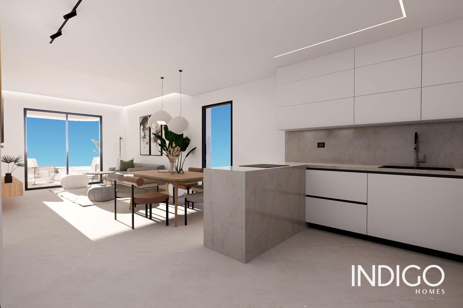 2 soverom Penthouse til salgs i Finestrat med svømmebasseng garasje - € 369 000 (Ref: 8938202)