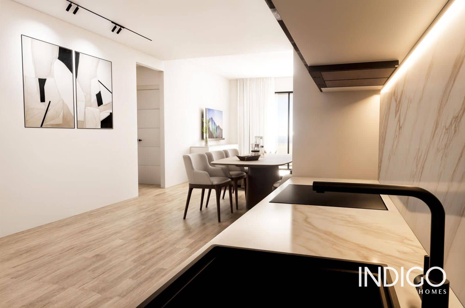 2 slaapkamer Flat te koop in Finestrat met zwembad - € 309.900 (Ref: 9016628)