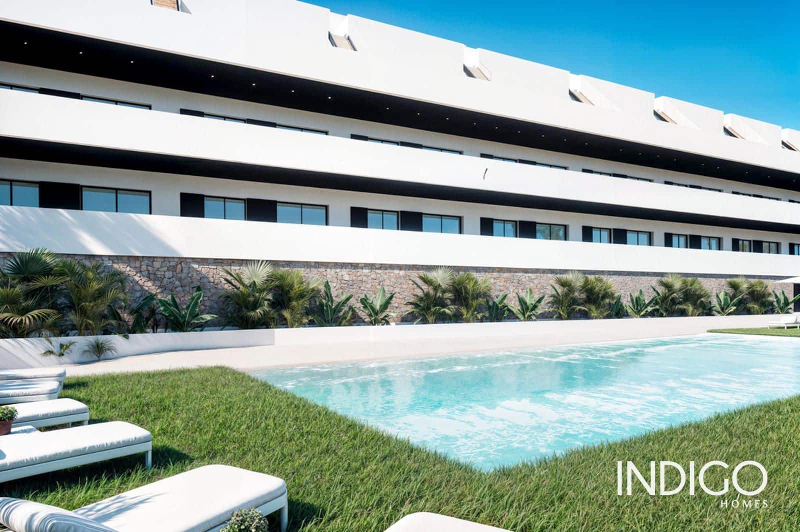 2 slaapkamer Flat te koop in Finestrat met zwembad - € 309.900 (Ref: 9016628)