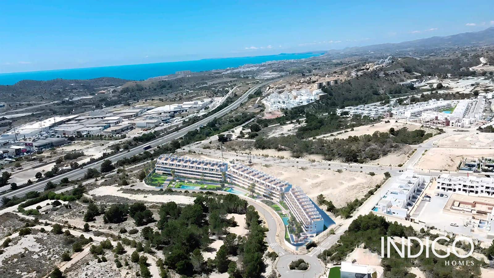 2 slaapkamer Flat te koop in Finestrat met zwembad - € 309.900 (Ref: 9016628)