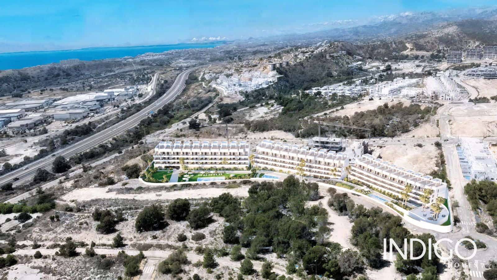 2 slaapkamer Flat te koop in Finestrat met zwembad - € 309.900 (Ref: 9016628)