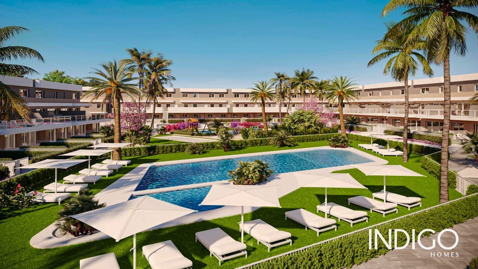 2 slaapkamer Flat te koop in Monforte del Cid met zwembad garage - € 240.000 (Ref: 9080736)