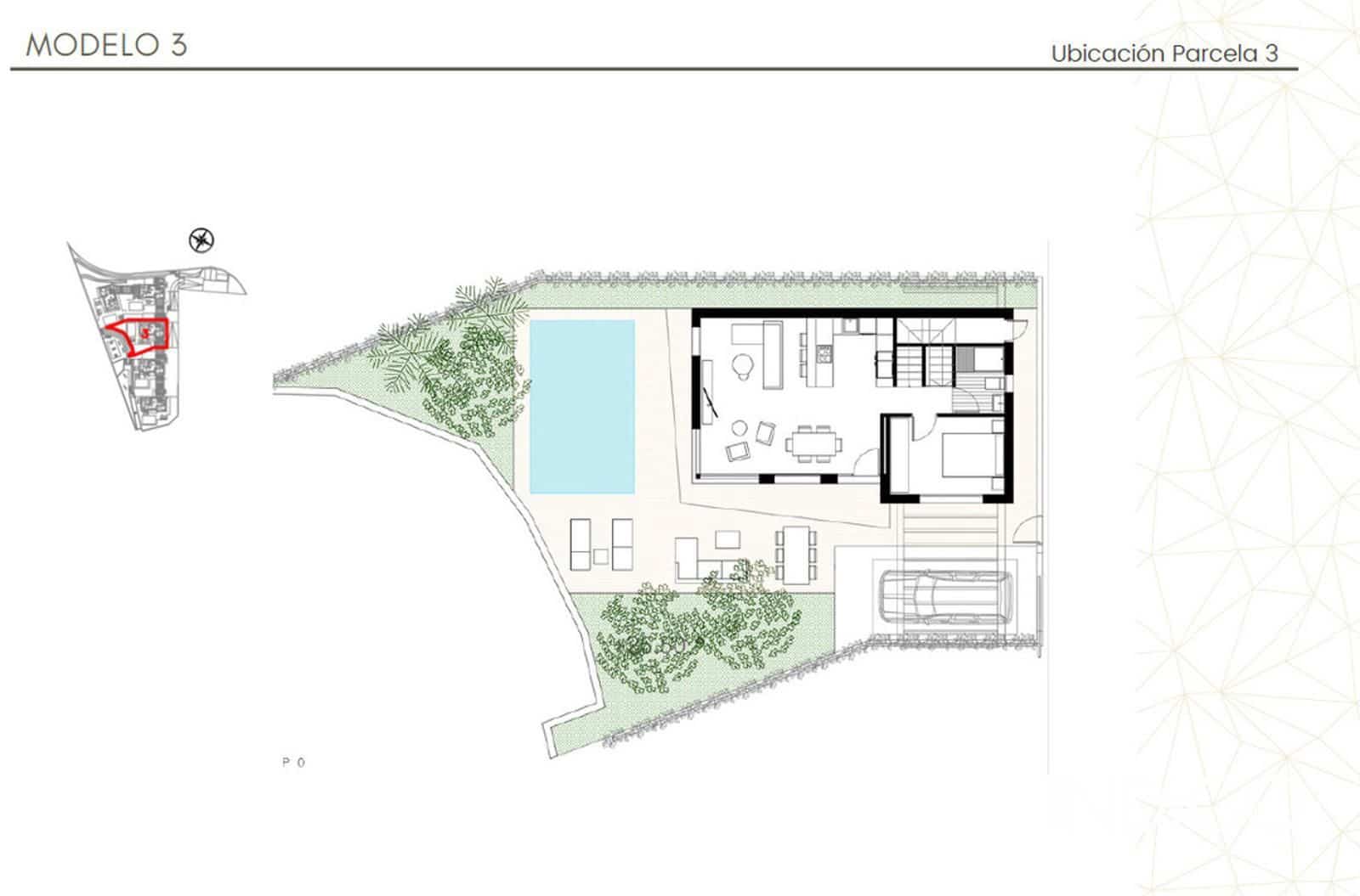 4 makuuhuone Huvila myytävänä paikassa La Villajoyosa / Vila Joiosa mukana uima-altaan 
autotalli - 675 000 € (Ref: 9211424)