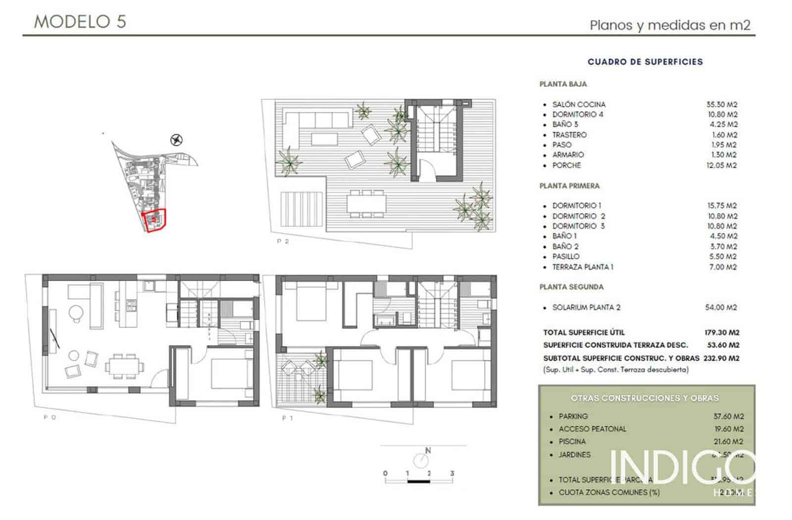 4 makuuhuone Huvila myytävänä paikassa La Villajoyosa / Vila Joiosa mukana uima-altaan 
autotalli - 675 000 € (Ref: 9211424)