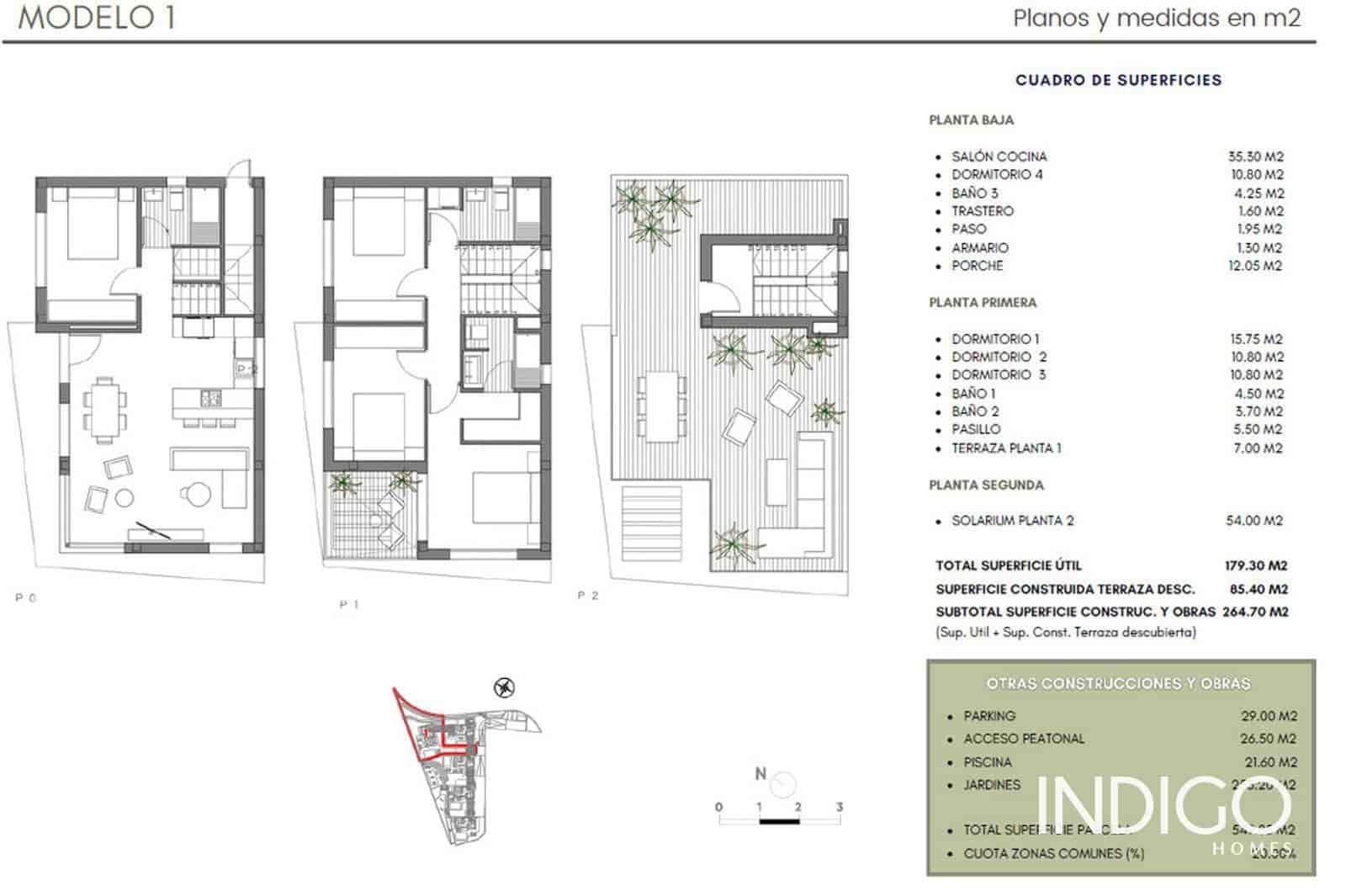 4 makuuhuone Huvila myytävänä paikassa La Villajoyosa / Vila Joiosa mukana uima-altaan 
autotalli - 675 000 € (Ref: 9211424)