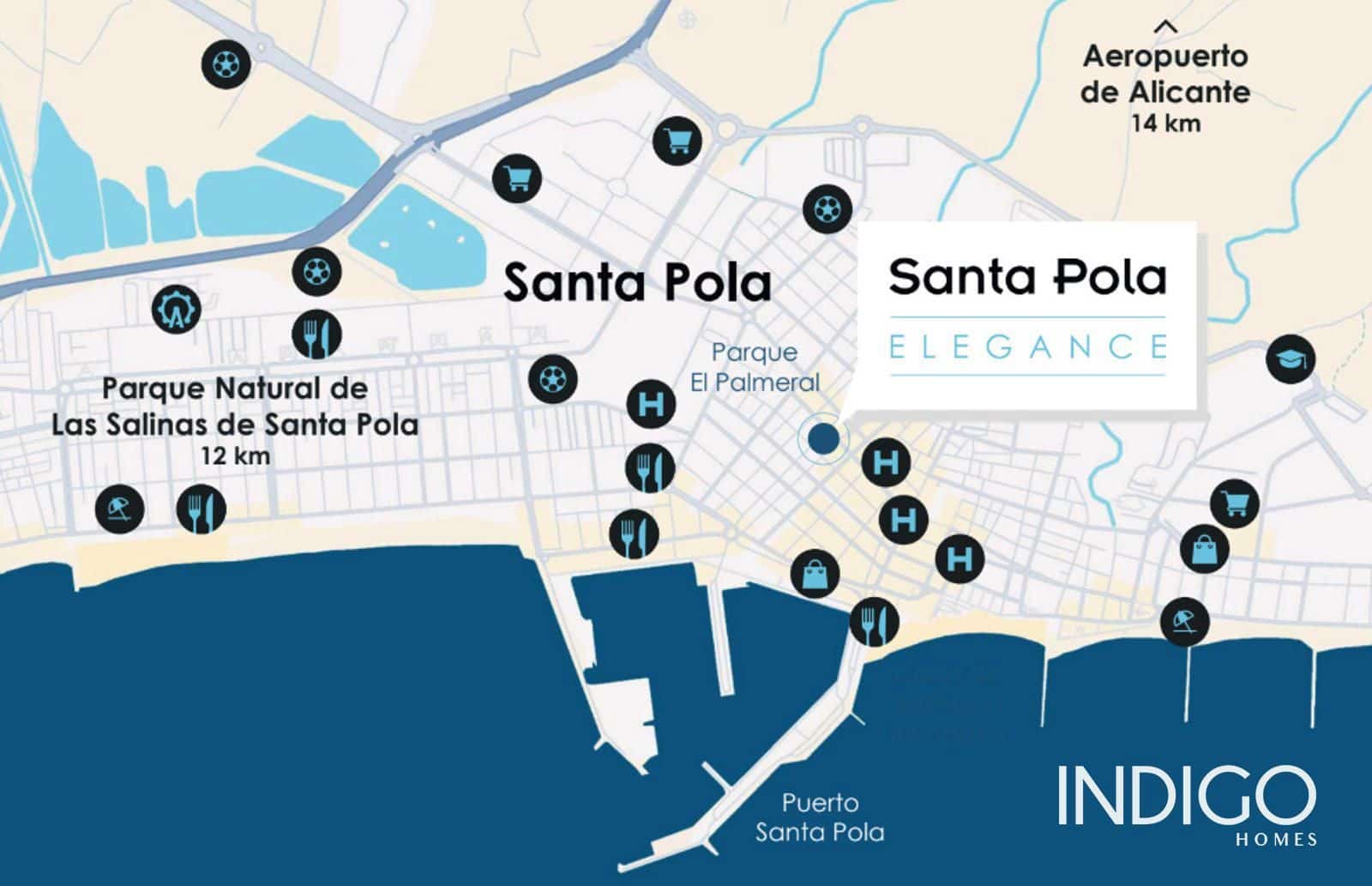 2 sypialnia Mieszkanie na sprzedaż w Santa Pola - 263 165 € (Ref: 9216947)