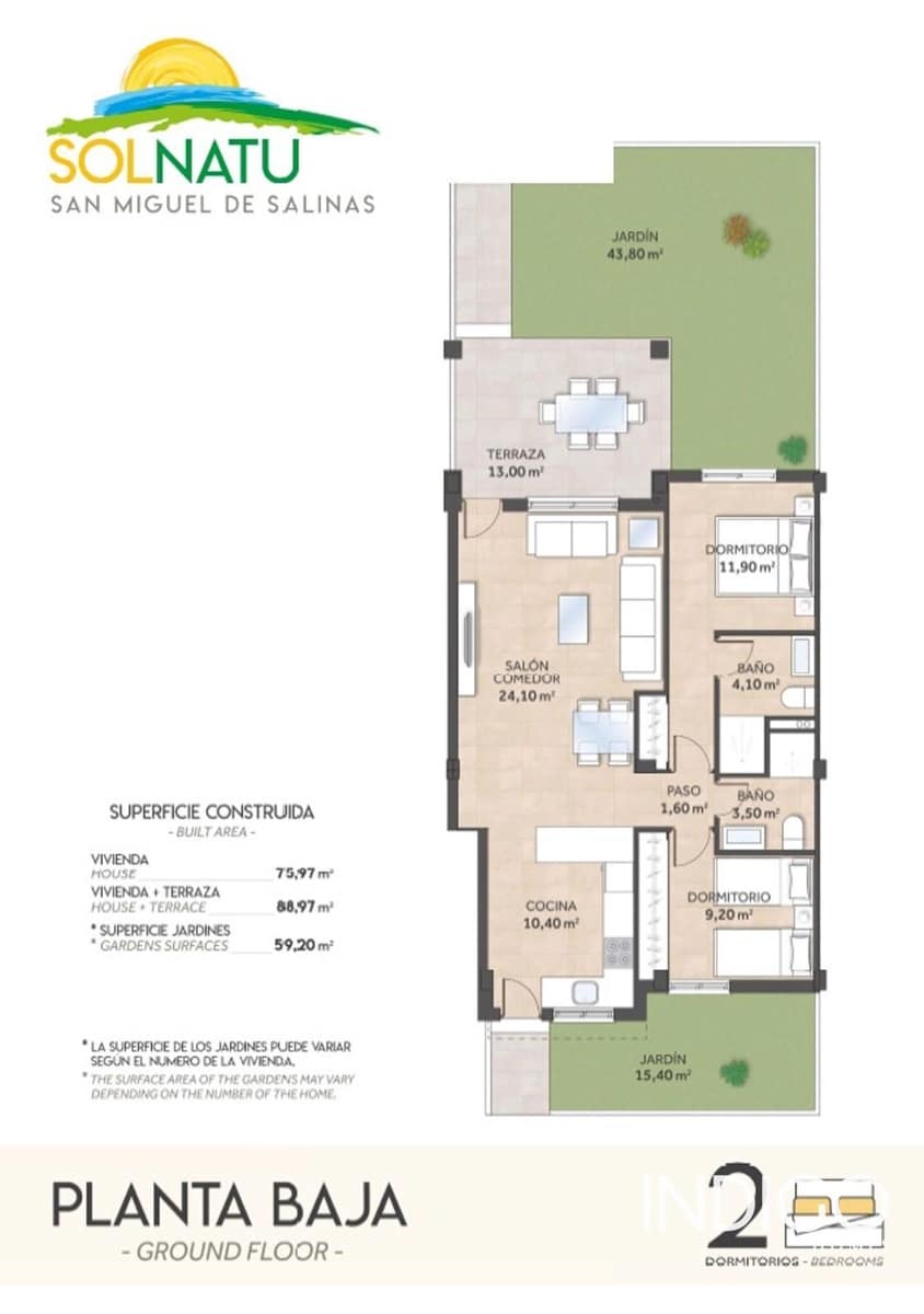 2 bedroom Flat for sale in Torrevieja with pool garage - € 239,900 (Ref: 9235291)