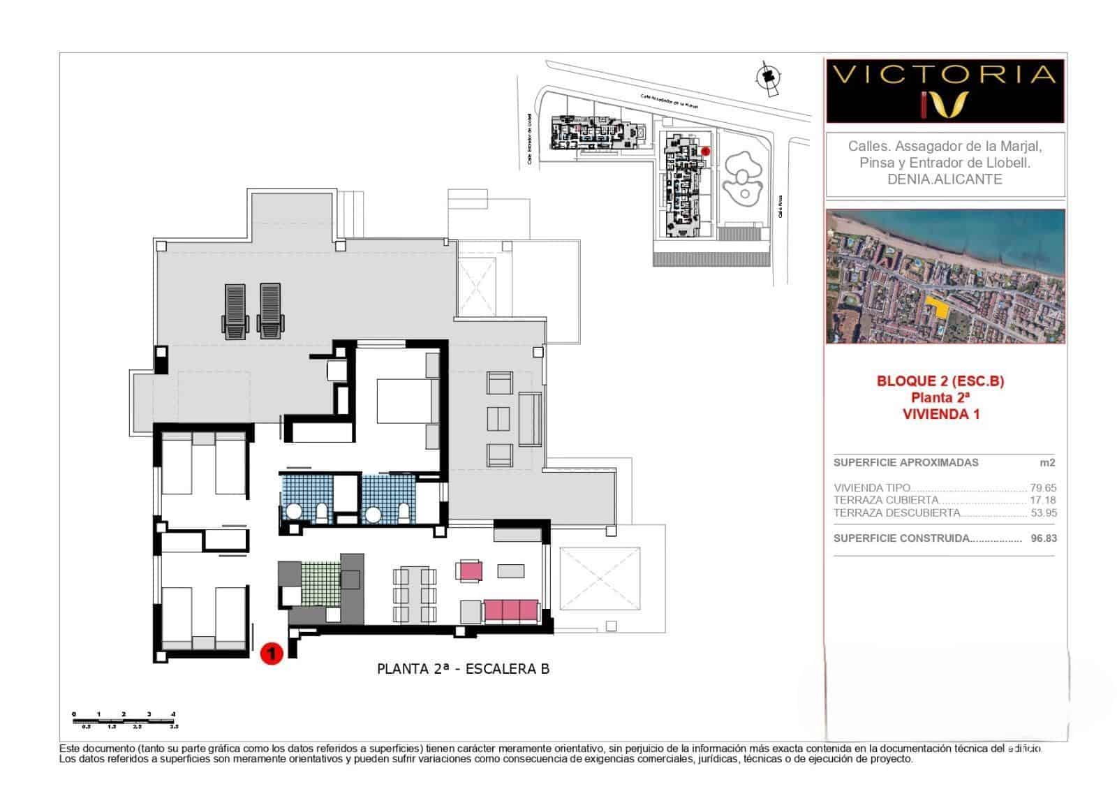 2 camera da letto Appartamento in vendita in Denia con piscina - 399.000 € (Rif: 9320044)