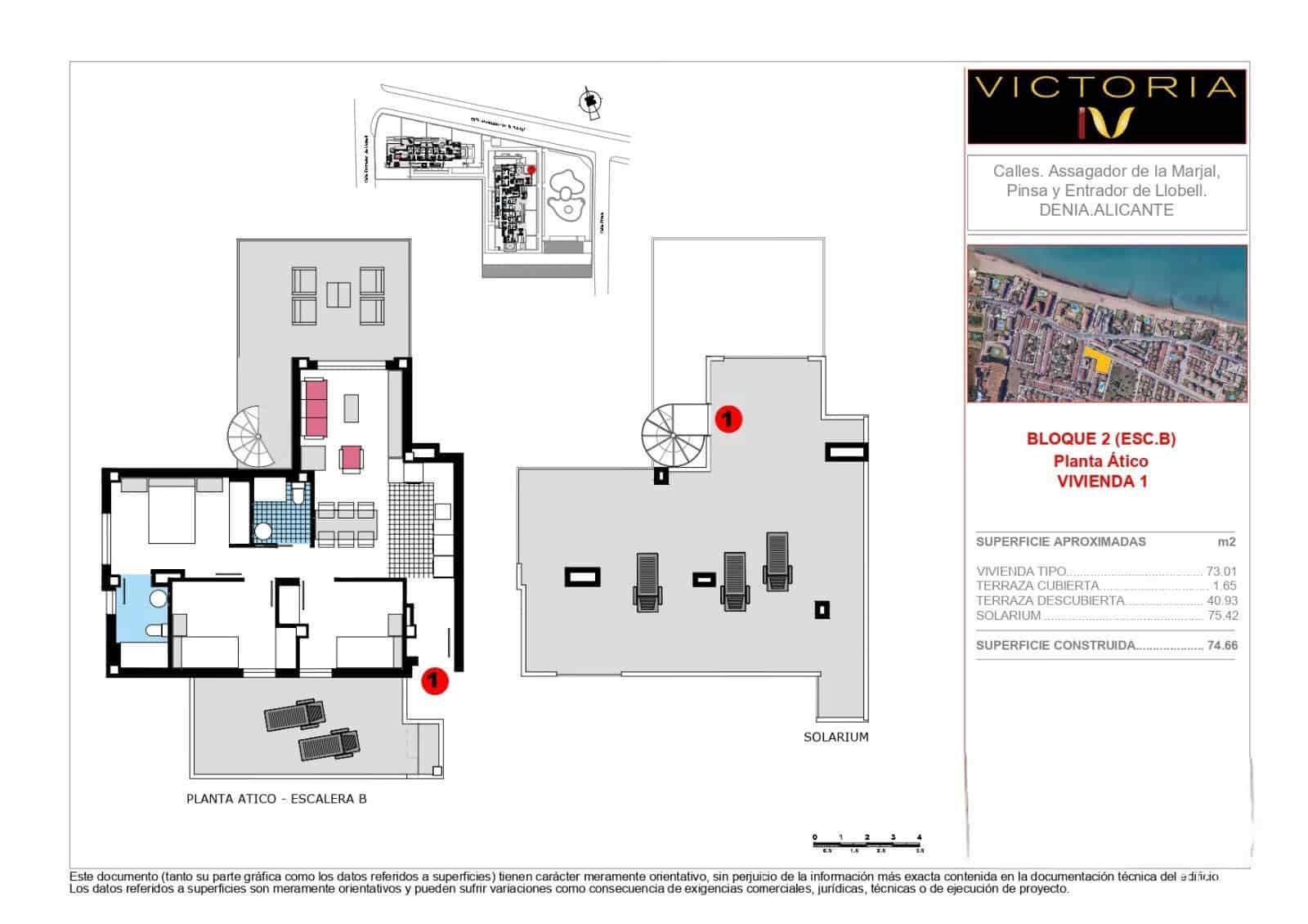 3 Zimmer Penthouse zu verkaufen in Denia mit Pool - 499.000 € (Ref: 9321468)