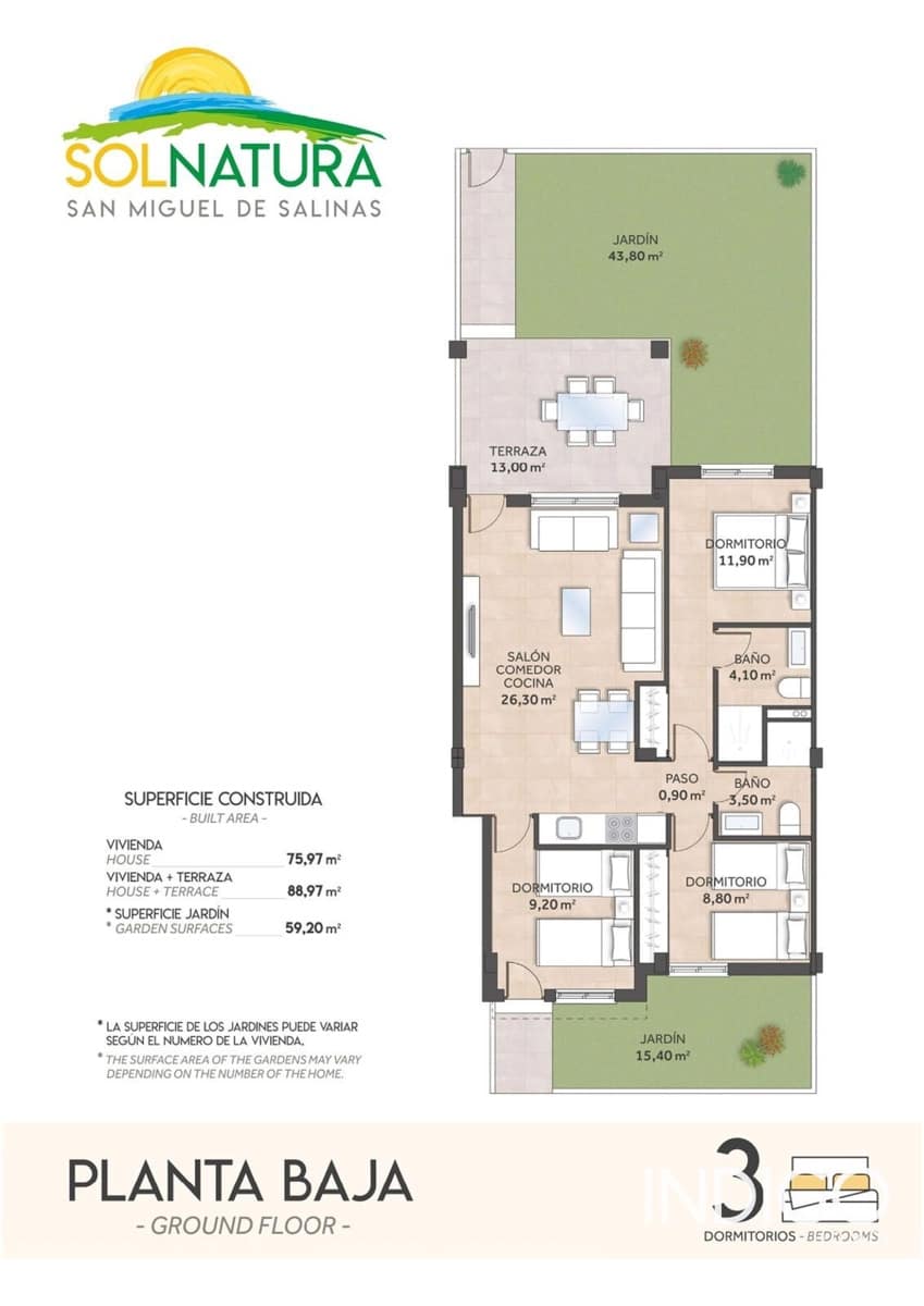 2 chambre Appartement à vendre à Torrevieja avec piscine garage - 243 800 € (Ref: 9580082)