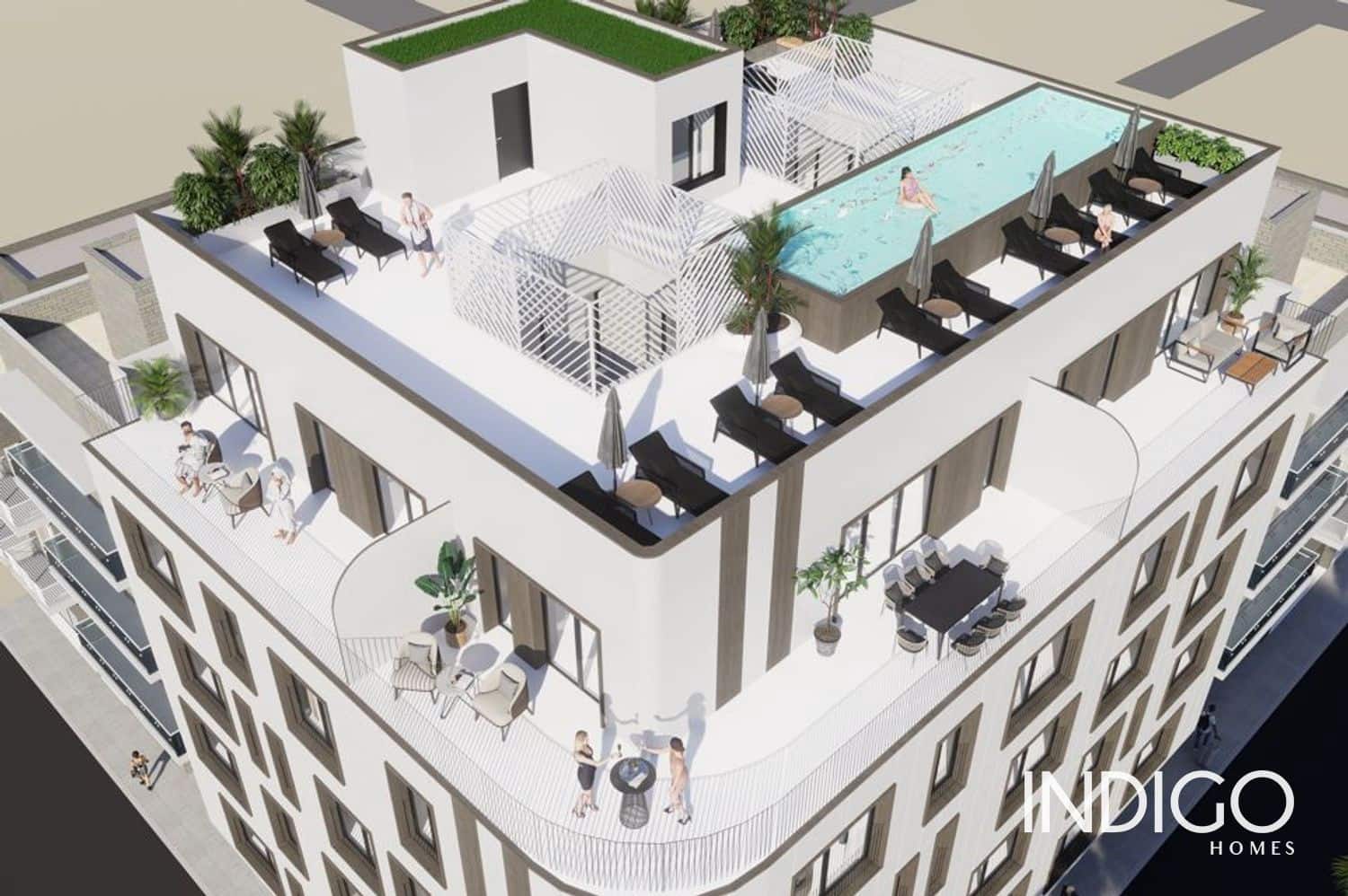 1 sypialnia Mieszkanie na sprzedaż w Torrevieja z basenem - 175 000 € (Ref: 9623224)