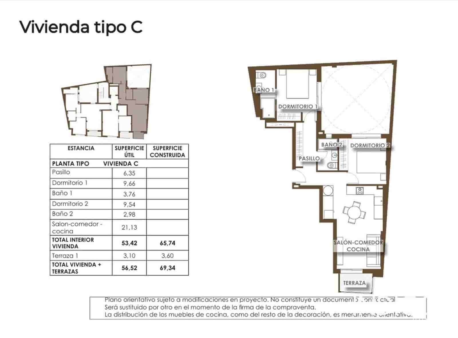 Piso de 1 habitación en Torrevieja en venta con piscina garaje - 198.000 € (Ref: 9737286)