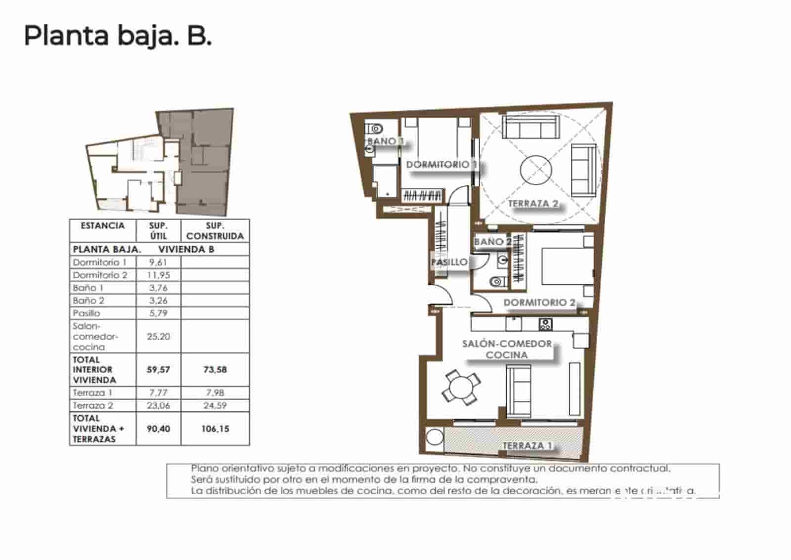 Piso de 1 habitación en Torrevieja en venta con piscina garaje - 198.000 € (Ref: 9737286)