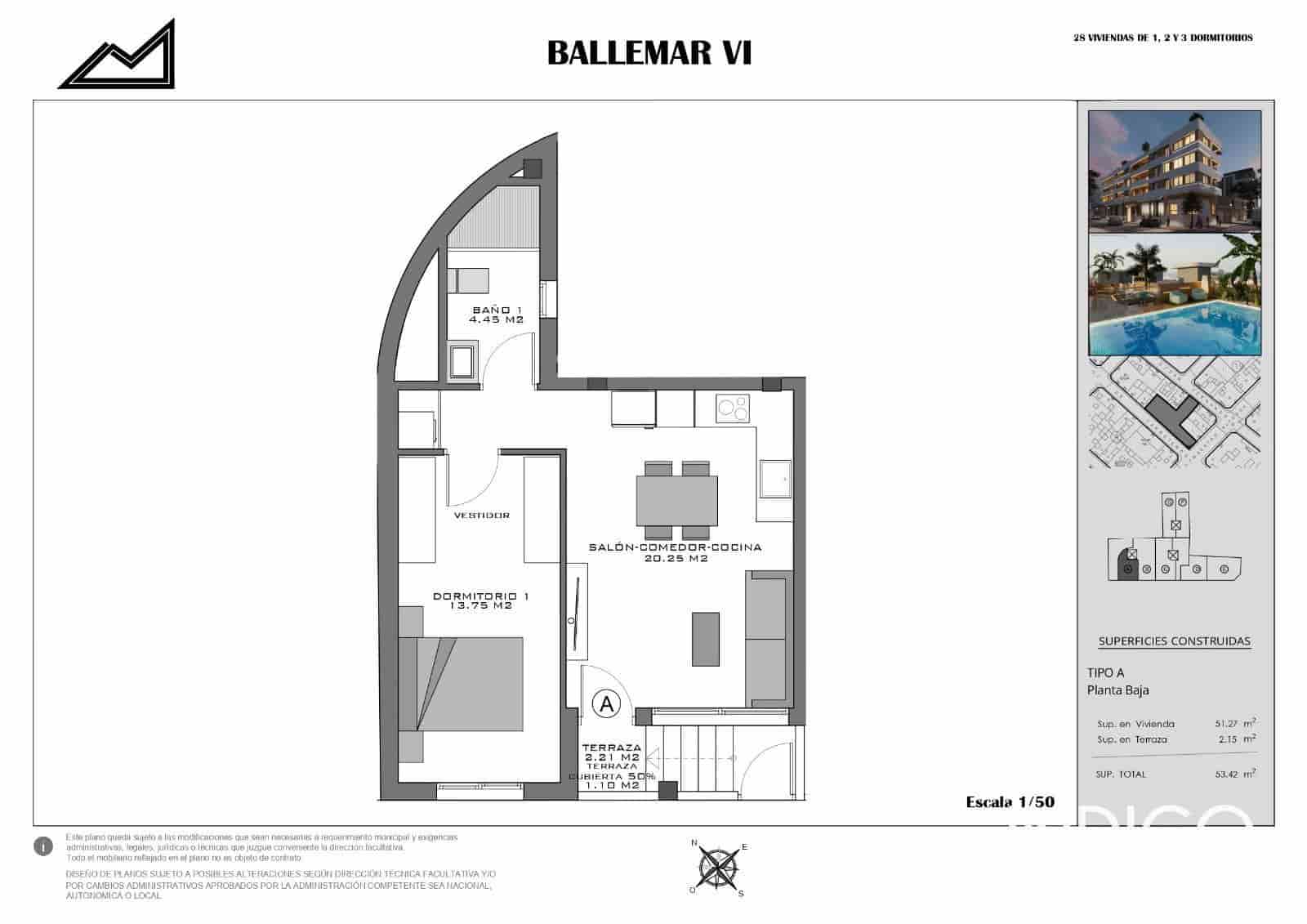 1 Zimmer Wohnung zu verkaufen in Santa Pola mit Pool Garage - 190.000 € (Ref: 9861417)